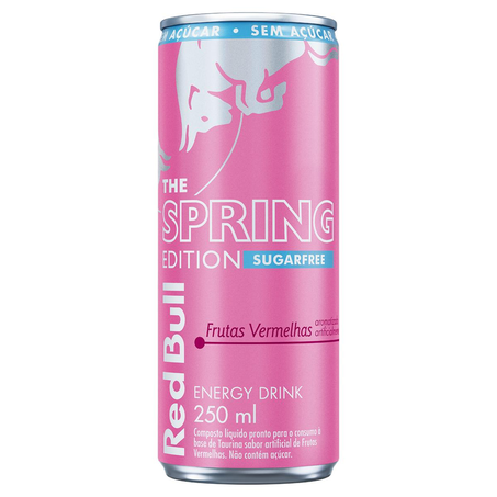 Bebida Energética Red Bull 250ml - Frutas Vermelhas - Lata