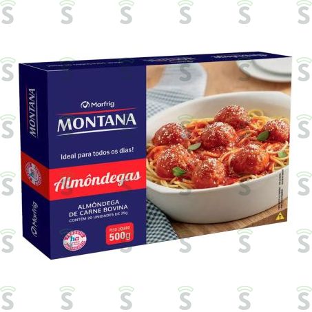  Almôndega Montana Carne Bovina 500g