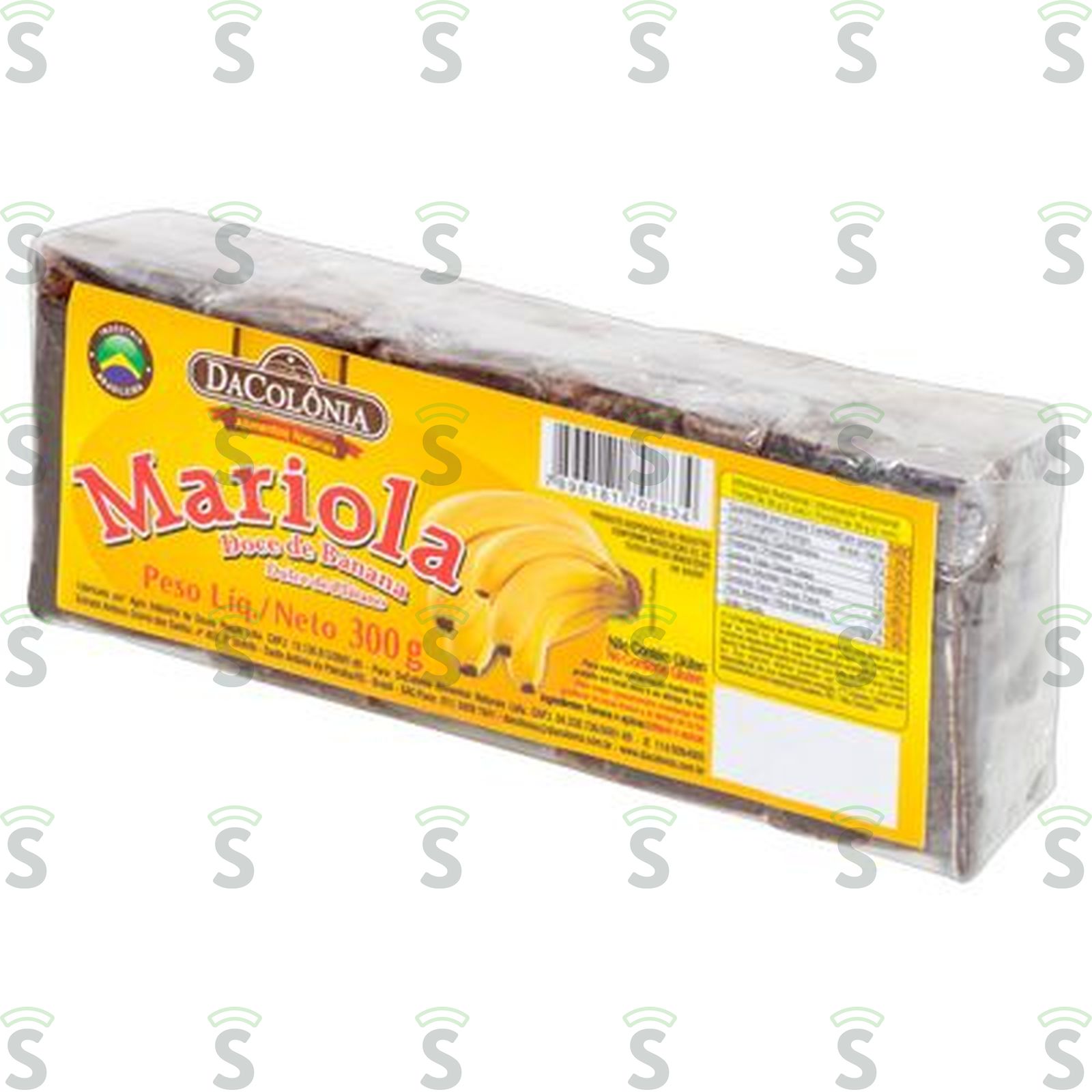 Doce de Banana Dacolônia Mariola Embalagem 300G