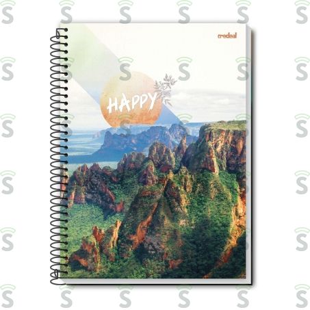  Caderno Credeal Flex Paisagem/4 48 Folhas 715