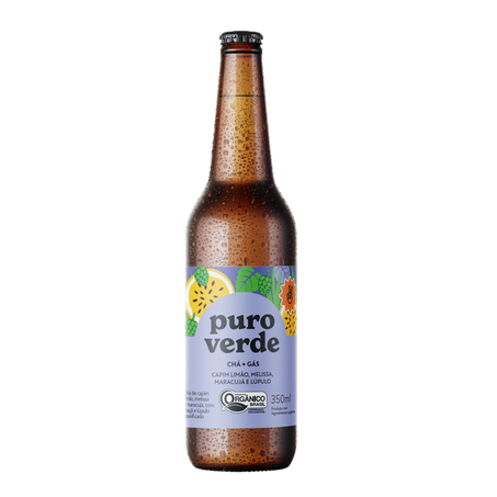 Chá Puro Verde Capim Limão Orgânico 350ml