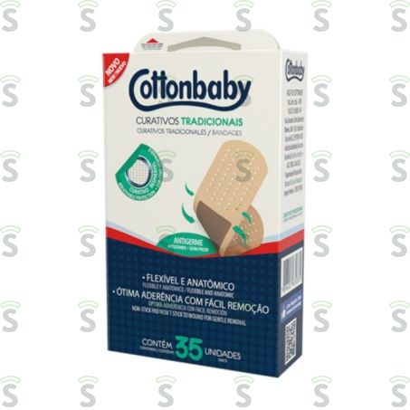  Curativos Tradicionais Cottonbaby 35un