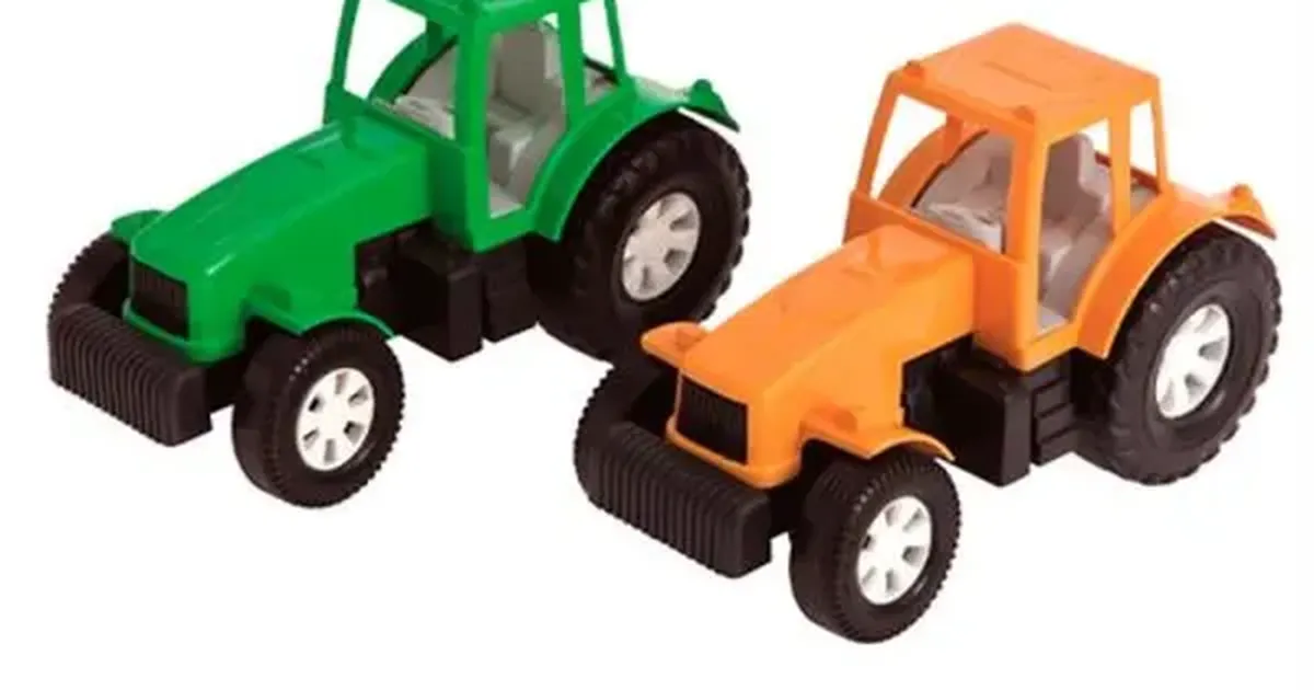 Brinquedo Diverplas 641 Trator Fazenda Pequeno Cores Variadas