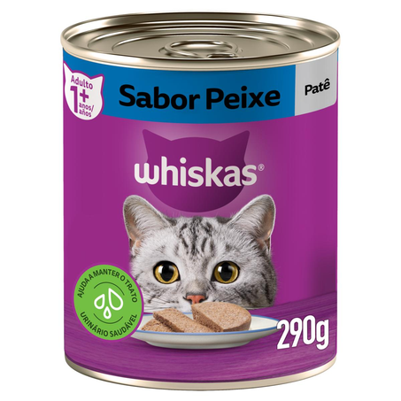 Ração Whiskas 290g - Peixe - Lata