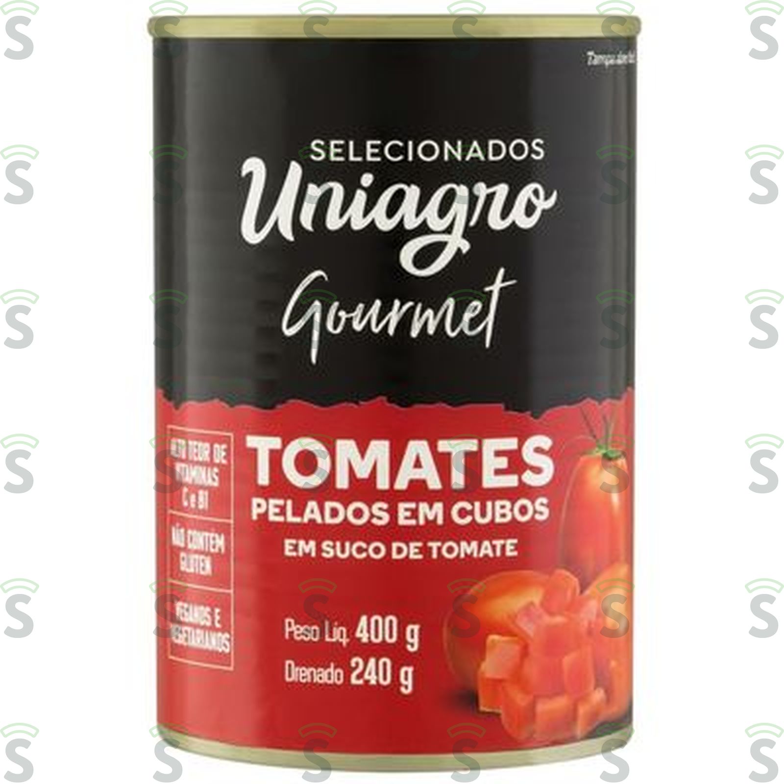 Uniagro-tomate pelado 240g cubos