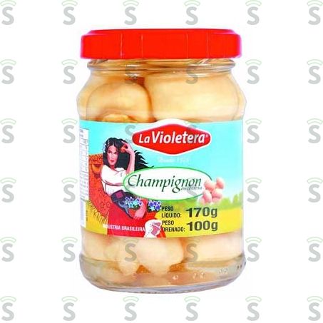  Champignon La Violetera Inteiro Vidro 100g