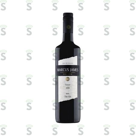  Vinho Brasileiro Tinto Seco Marcus James Tannat Serra Gaúcha Garrafa 750ml