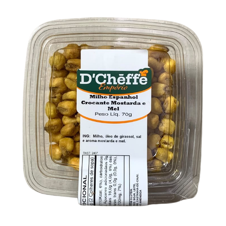Milho espanhol mostarda e mel d´cheffe 70g
