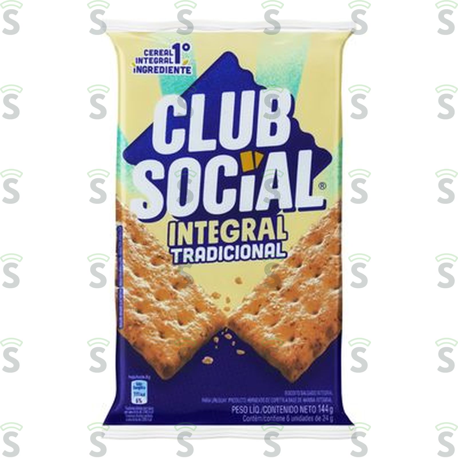 Biscoito Integral Club Social - Tradicional 144G