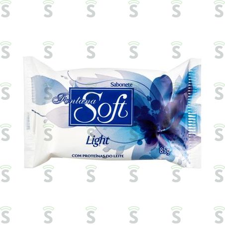  Sabonete Light Fontana Soft Pacote 85g