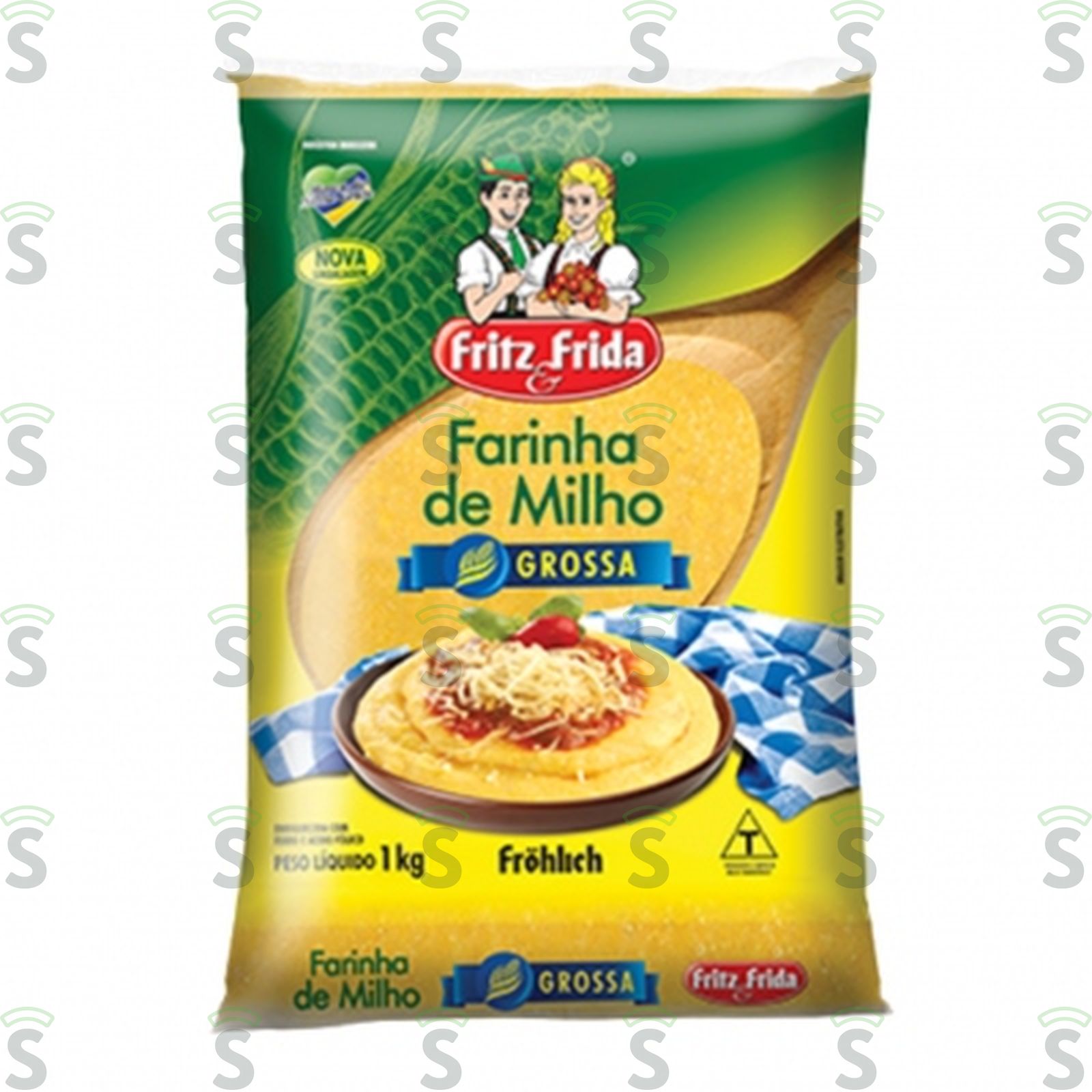 Fritz frida-farinha milho 1kg grossa