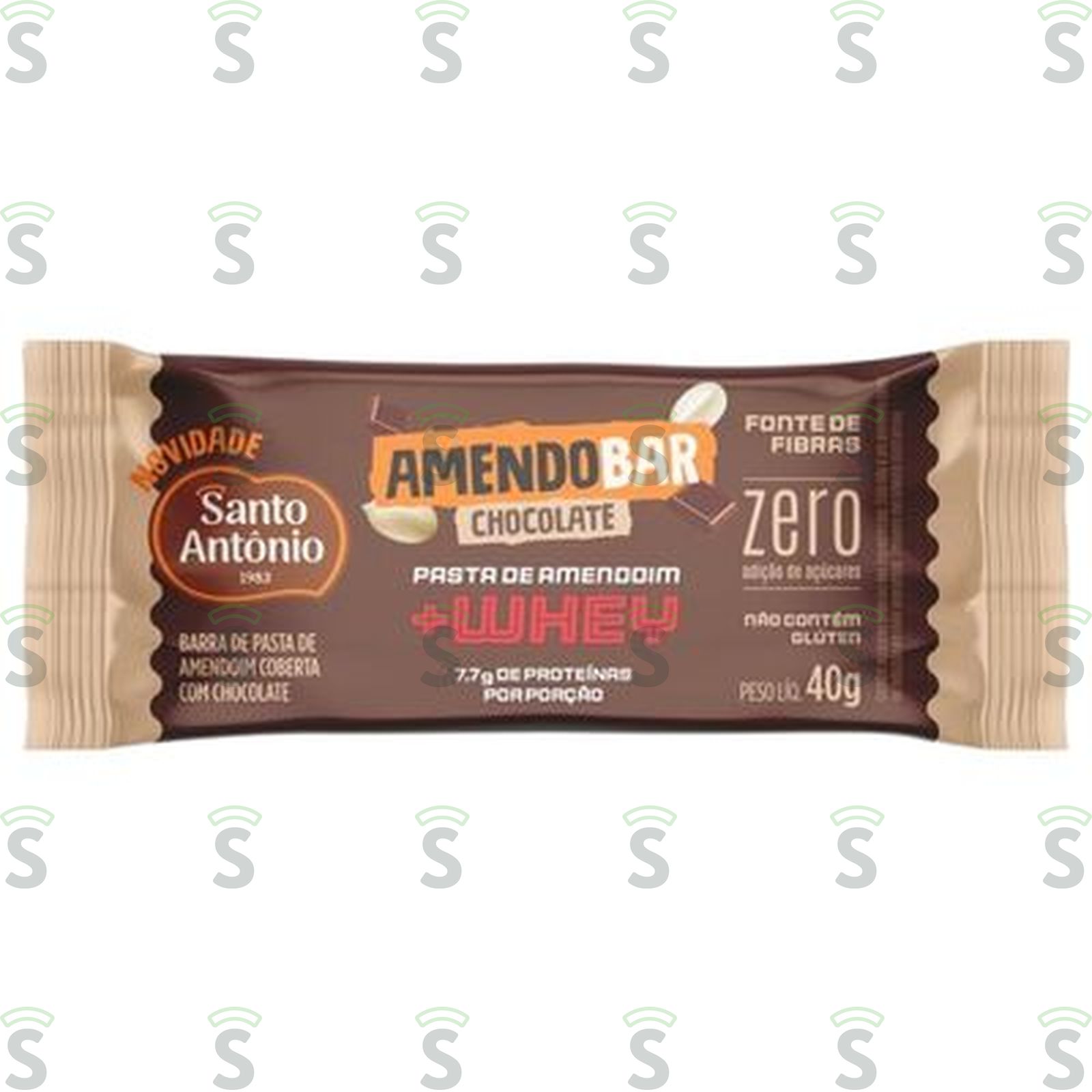 BARRA AMENDOBAR WHEY STO ANT 40G CHOC