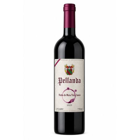 Vinho Brasileiro Pellanda Tinto Suave 750ml 
 