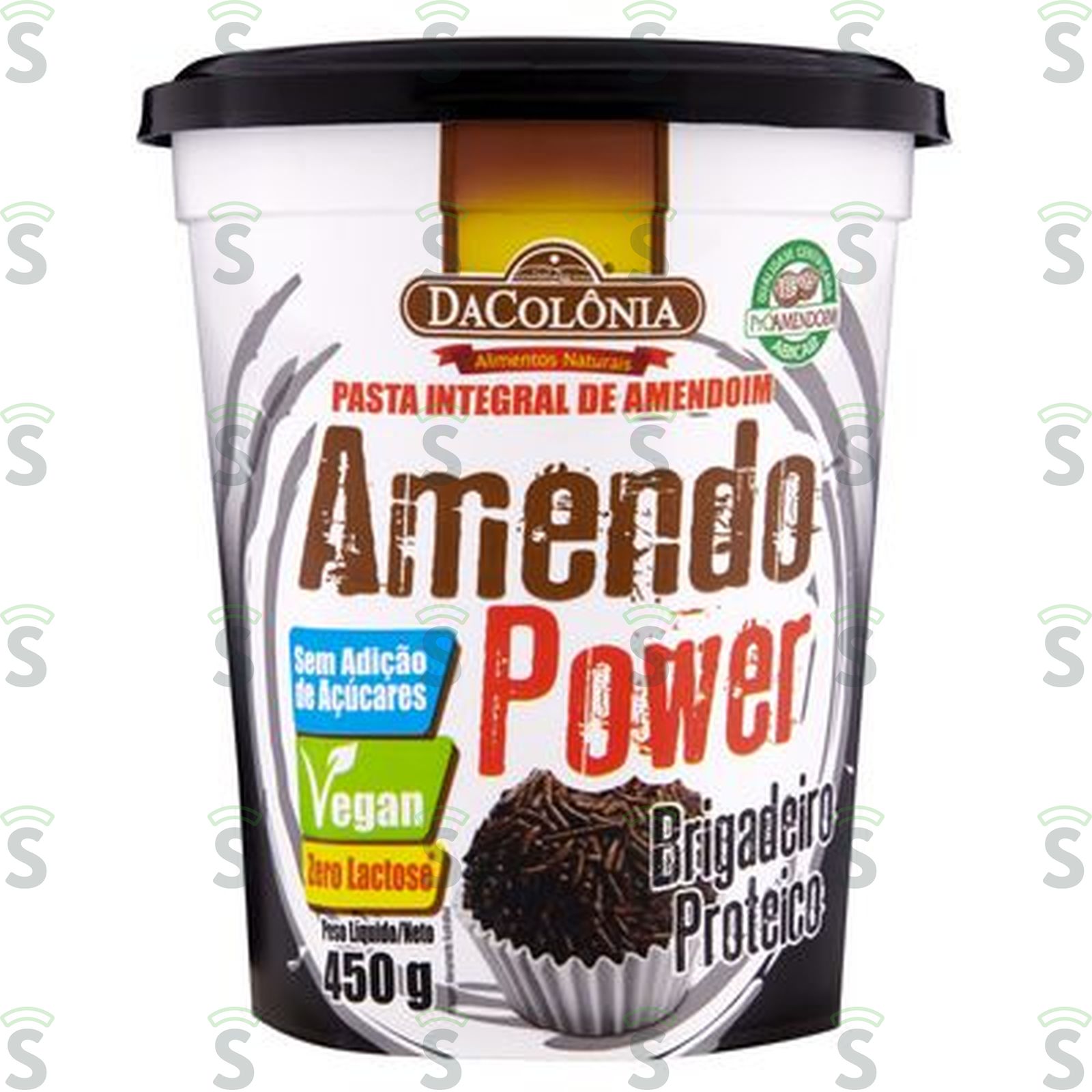 Pasta de Amendoim Dacolônia Amendopower Brigadeiro 450G