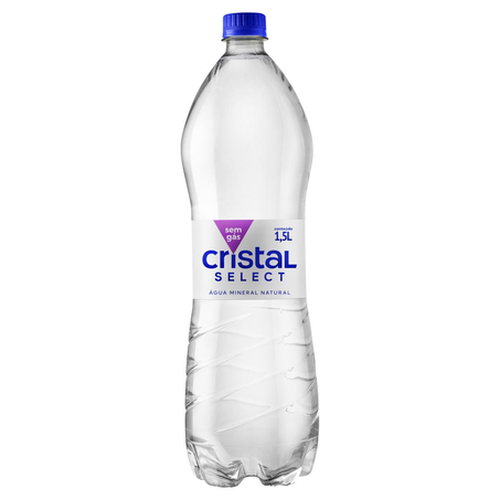 Água Mineral Cristal Select 1,5 Litro - Pet