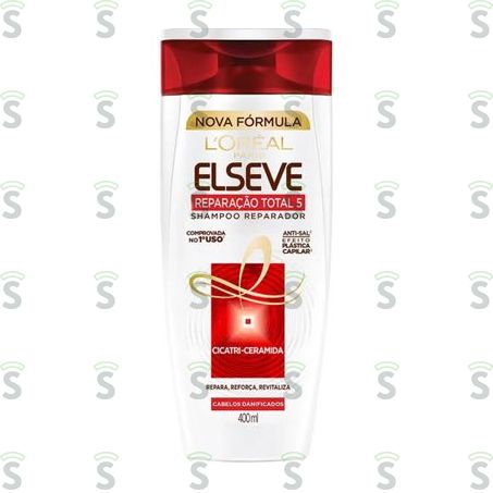  Shampoo L'oréal Paris Elseve Reparação Total 5 Frasco 400ml
