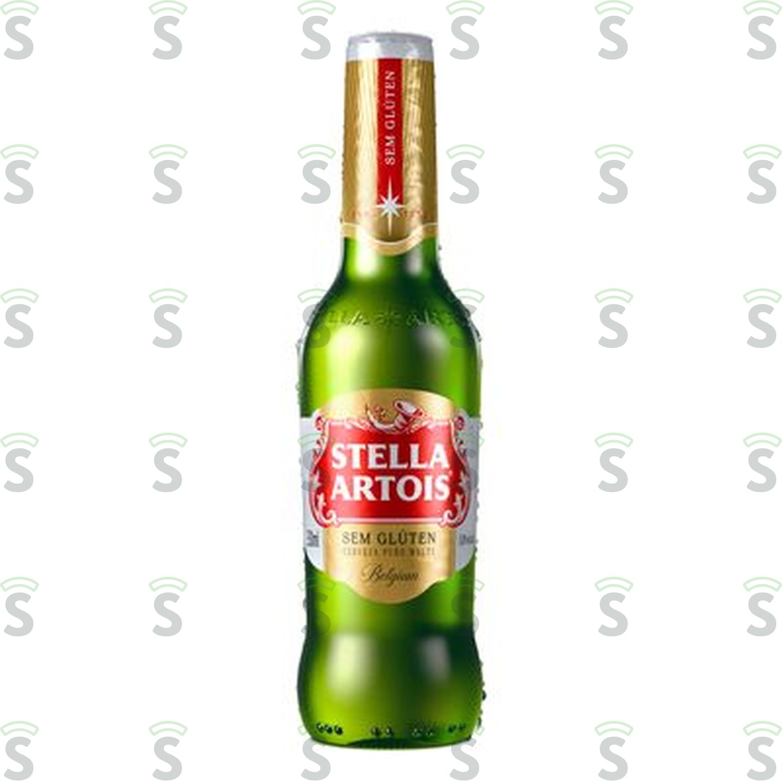 Cerveja Lager Stella Artois Premium Puro Malte sem Glúten Garrafa 330ml