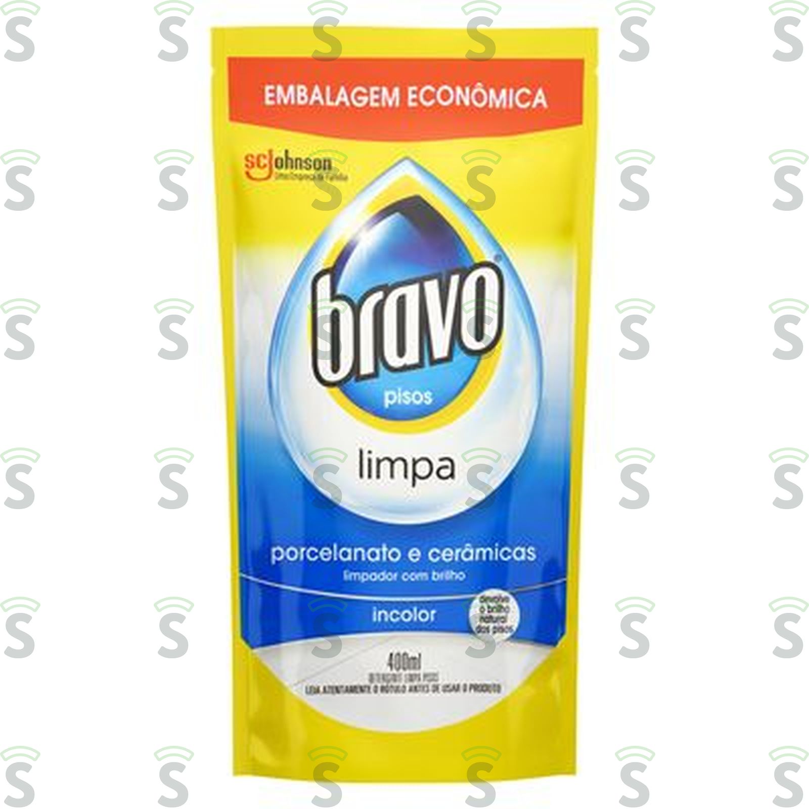 Bravo-limpador ceramicas 400ml sache