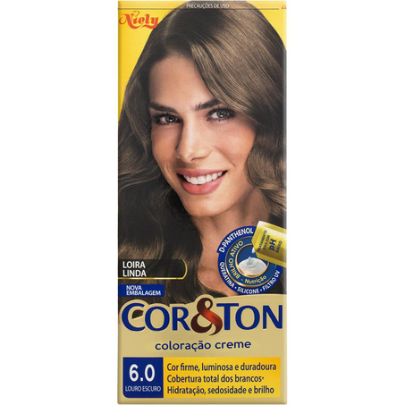 Tintura Cor&Ton 125g - N. 6.0 - Louro-escuro