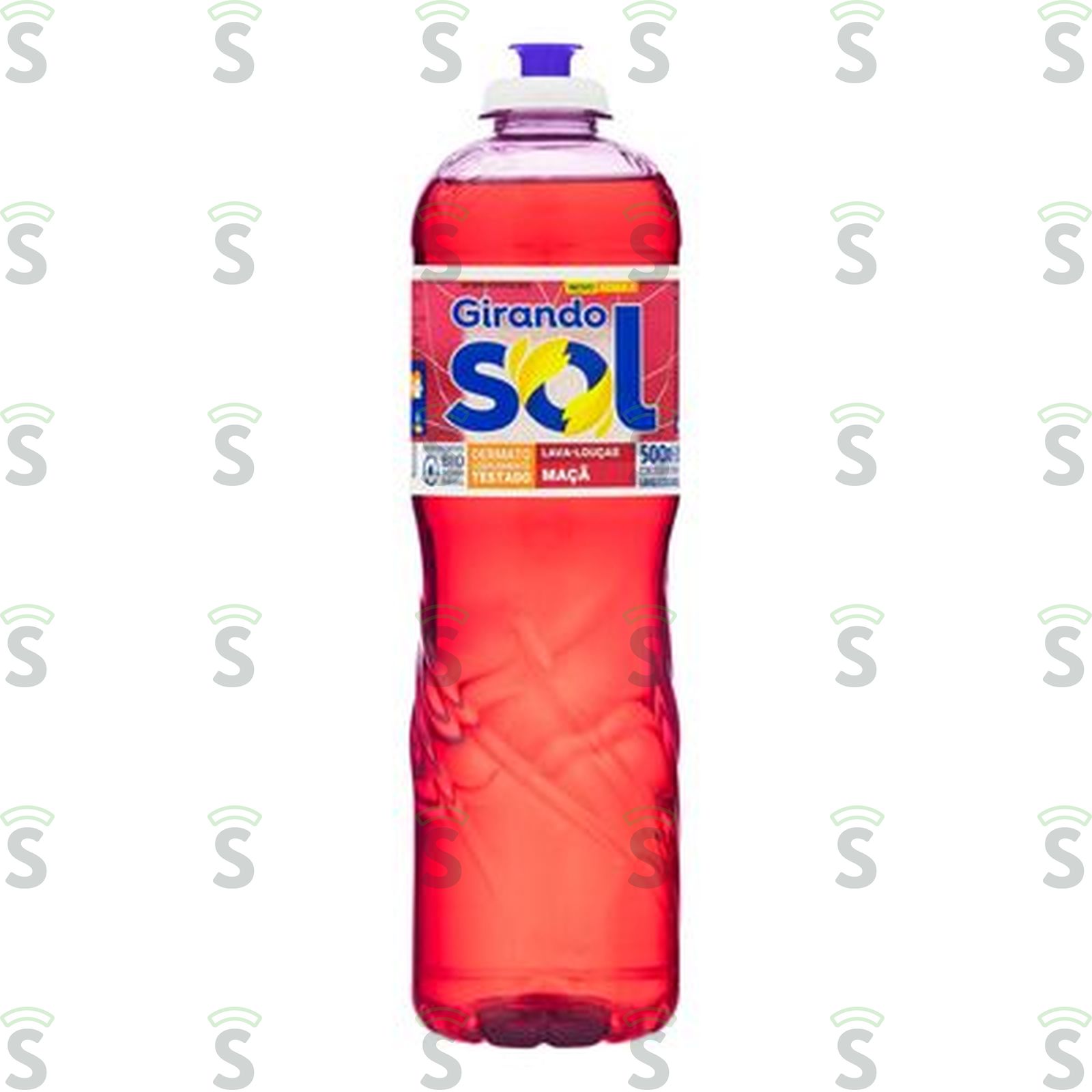 Detergente Líquido Girando Sol Maçã Embalagem 500ML