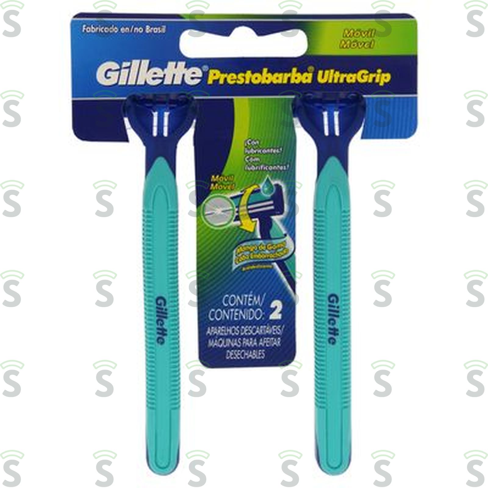 Gillette-prestobarba ultragrip 2 c/2 mov