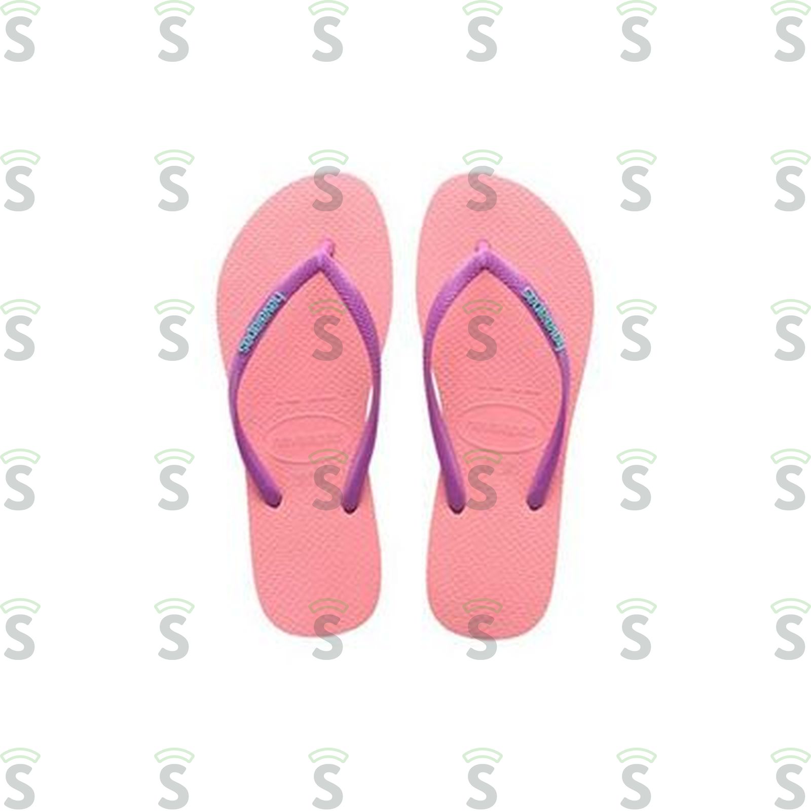 Sandália Havaianas Slim Logo Pop Up Rosa Macaron 33/34 2UN