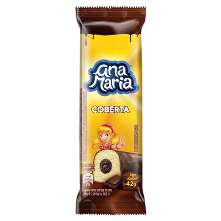 Bolinho Ana Maria 42g - Com Cobertura