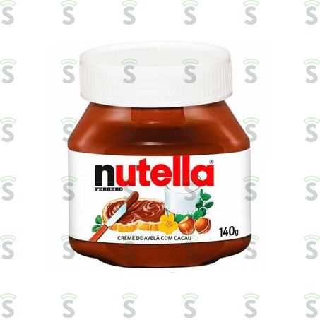  Creme de Avelã Nutella  Com Cacau Pote 140gr