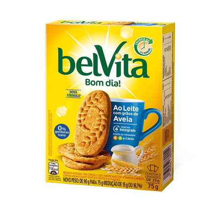 Biscoito Belvita 75g - Leite