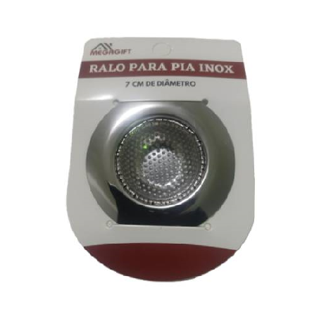 Ralo P/Pia Inox 7cm Megagft