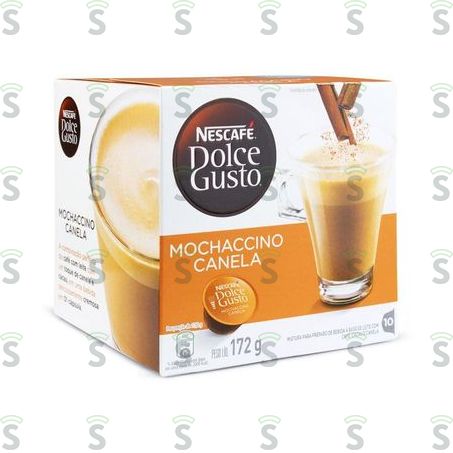  Mochaccino Em Cápsula Nescafé Dolce Gusto Sabor Canela  Caixa Com 10un - 172gr
