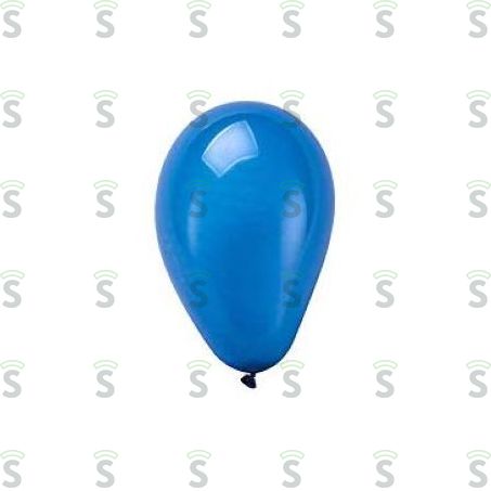  Balão Regina Liso Pera Azul Embalagem 50un