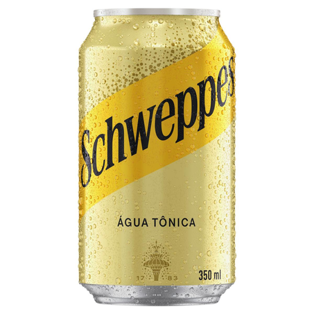 Água Tônica Schweppes 350ml - Água Tônica - Lata