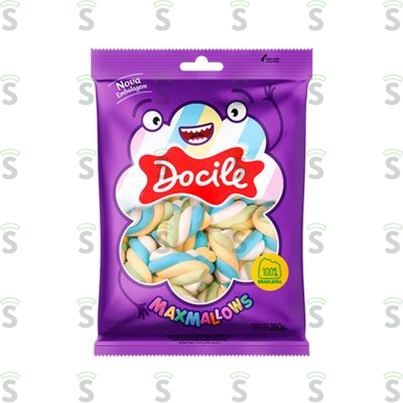 MARSHMALLOW DOCILE TWIST COLOR 150G BAUNILHA
