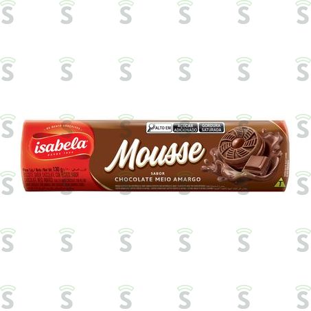  Isabela-biscoito Mousse 130g Choco Amarg