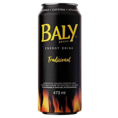 Bebida Energética Baly 473ml - Tradicional - Lata