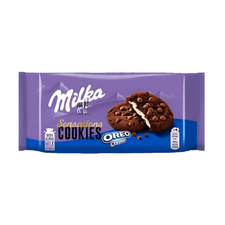 Cookies milka chocolate branco oreo 156g