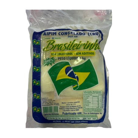 Aipim brasileirinho congelado 1KG