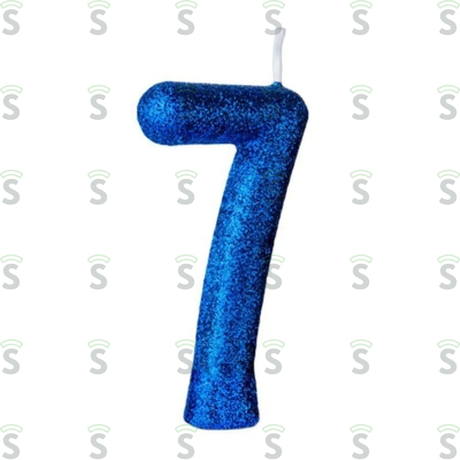 Vela de Aniversário Regina Cintilante Azul N7 1UN