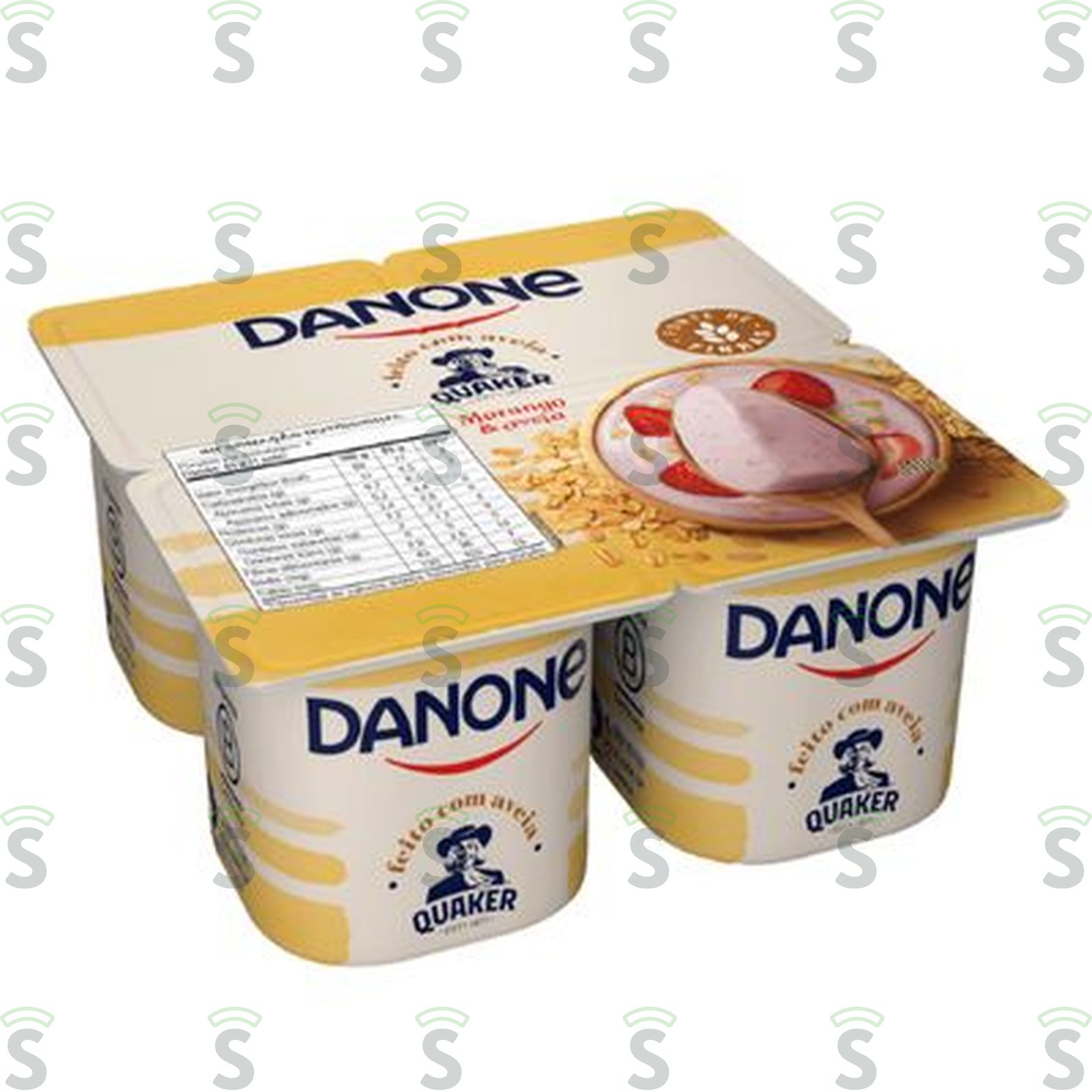 DANONE POLPA 340G MORANGO C/AVEIA C/4