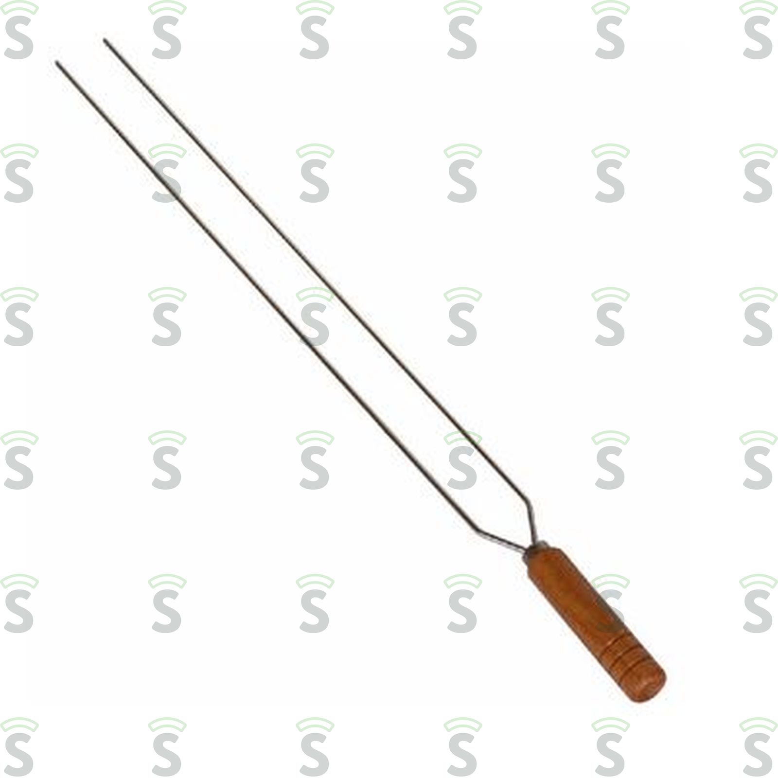 Espeto Duplo Inox - Und 85CM