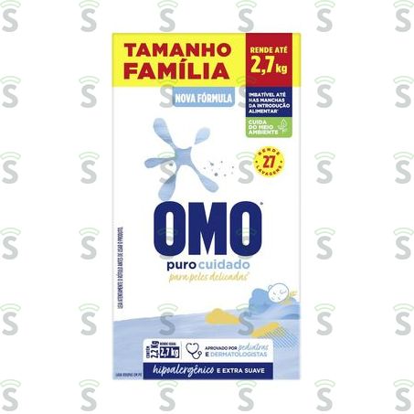  Omo-lava Roupas 2.2kg Puro Cuidado