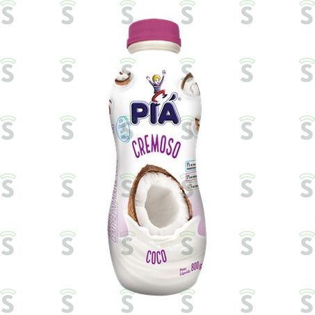  Bebida Láctea Piá Gurt Cremoso Coco Garrafa 750g