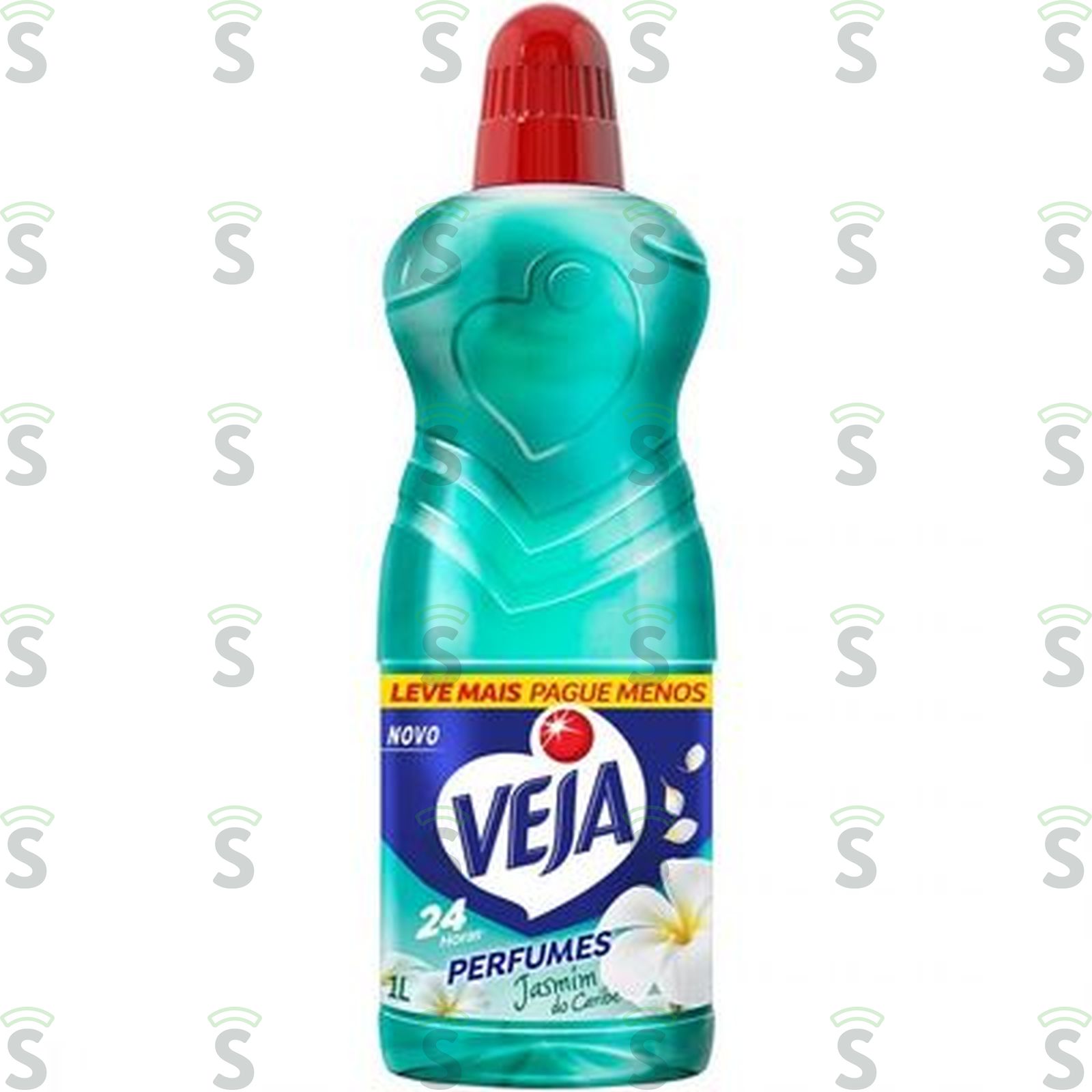 Limpador Perfumado Veja Perfumes Jasmim do Caribe Frasco 1lt