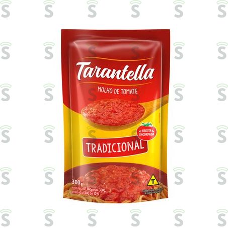  Molho Tom Tarantella Original Sac.300g