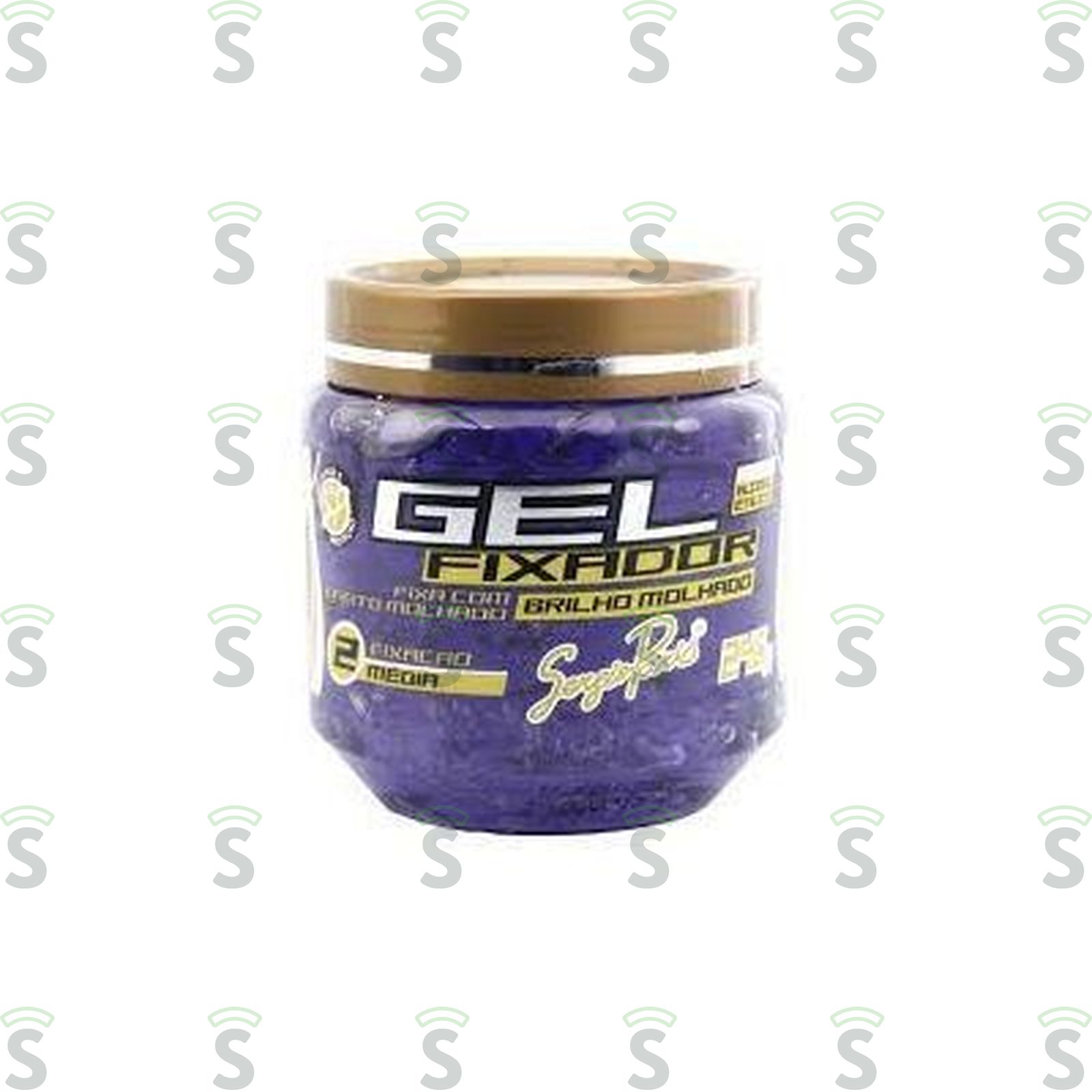 Gel Fixador Sergio Paris Brilho Molhado Pote 240gr