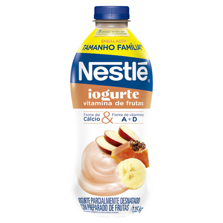 Iogurte Nestlé 1,150g - Vitamina de Frutas