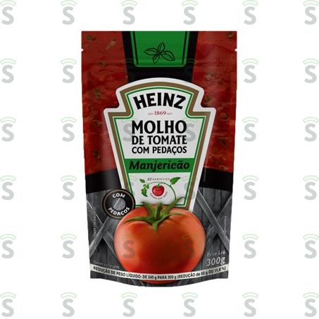  Molho de Tomate Com Manjericão Heinz Pouch 300g