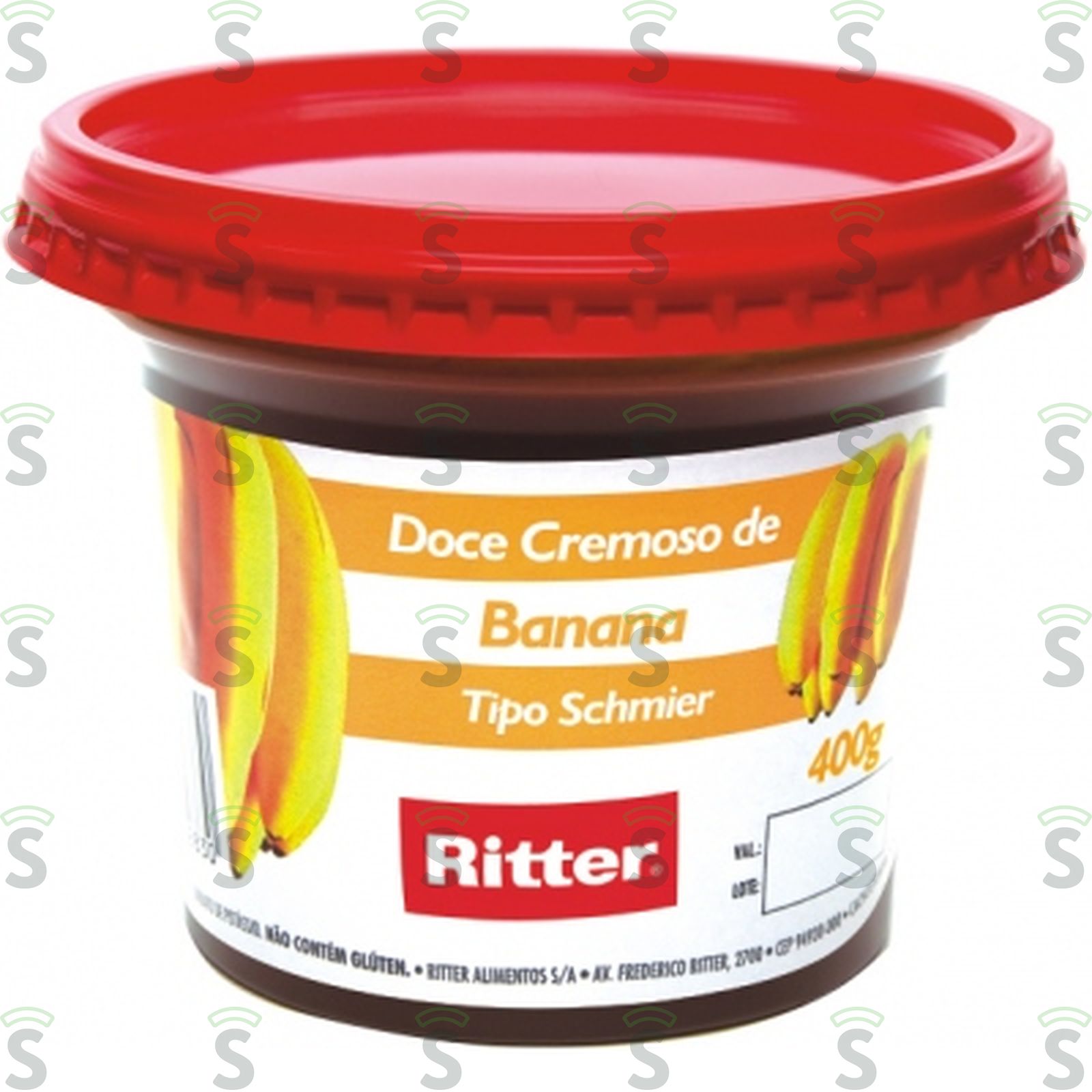 Doce Cremoso de Fruta Ritter Banana Embalagem 400G