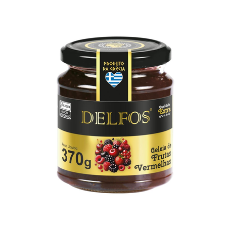 Geleia Grega Delfos 370g - Frutas Vermelhas